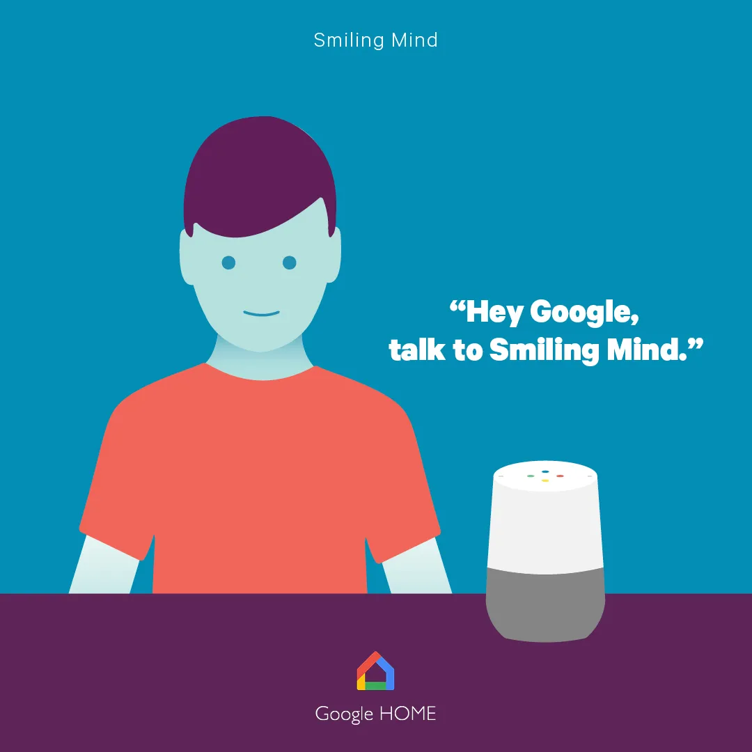 Google Assistant × Smiling Mind