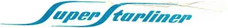Chromed “Super Starliner” script lettering from a car badge.