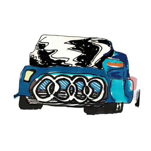 Audi sketch, original