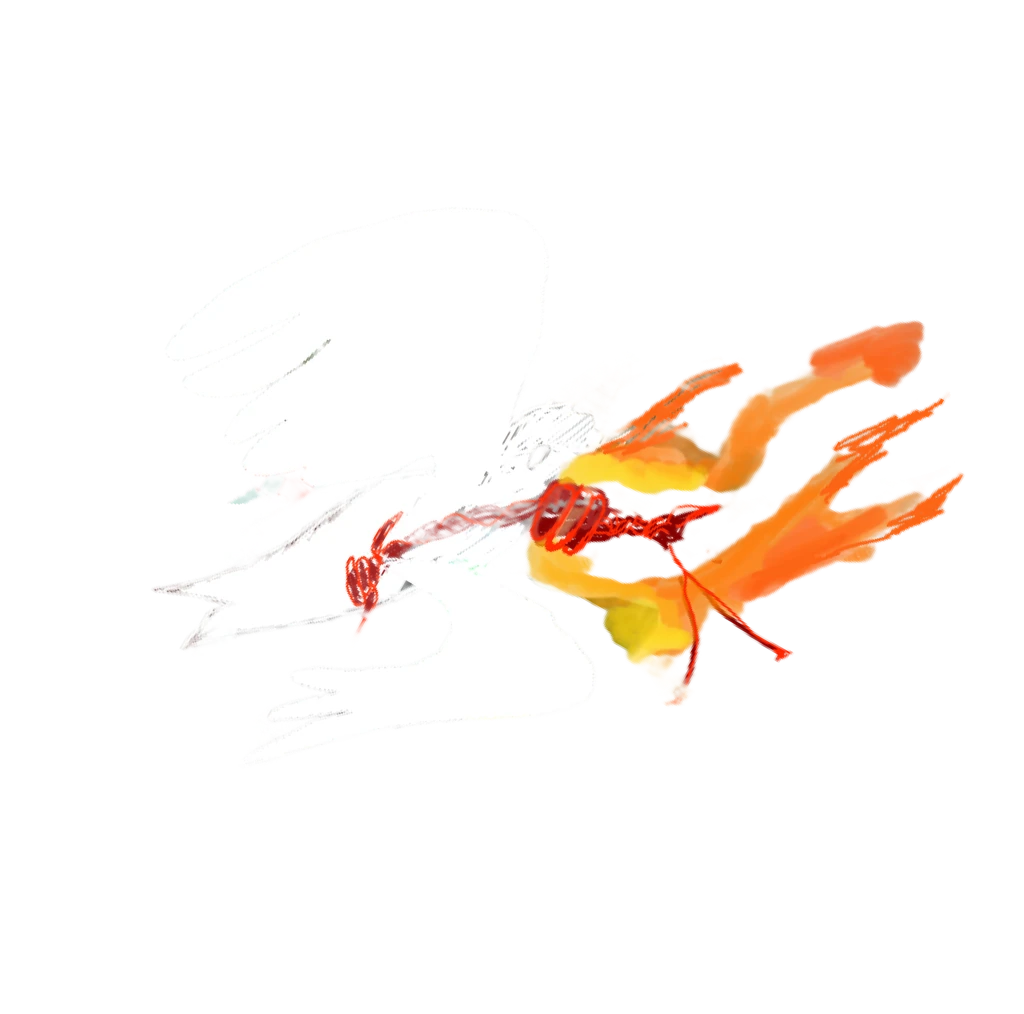Falling angel, original colour