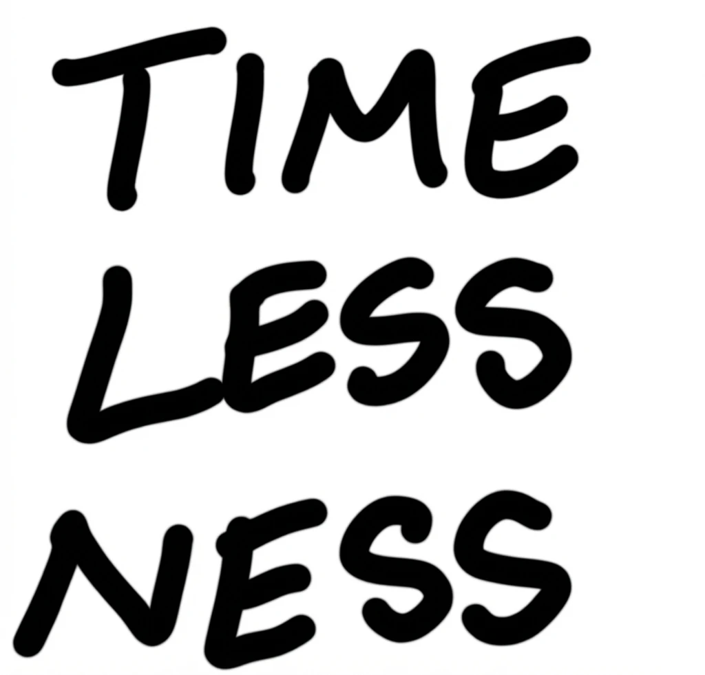 TIME / LESS / NESS, paper-backed